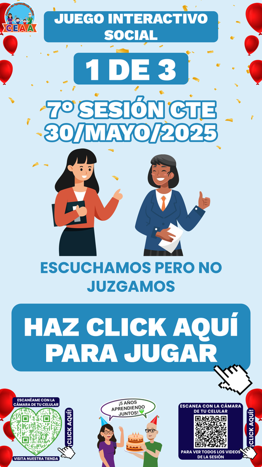 3 Juegos Interactivos CTE Sesión 7 Mayo 2025 (Requieren conexión a internet)