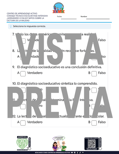 4 Juegos de Estudio para Imprimir para tu CTE Fase Intensiva Sesión 1 y 2 en PDF