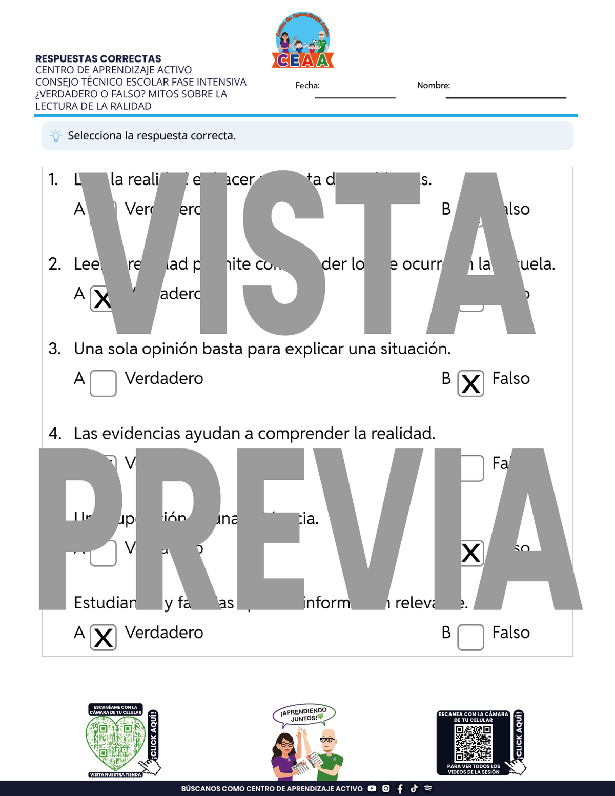 4 Juegos de Estudio para Imprimir para tu CTE Fase Intensiva Sesión 1 y 2 en PDF