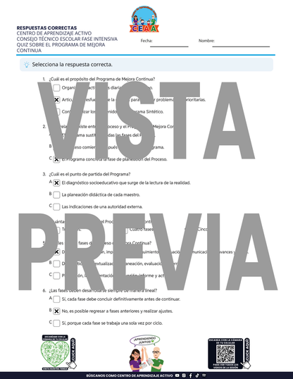4 Juegos de Estudio para Imprimir para tu CTE Fase Intensiva Sesión 3 y 4 en PDF