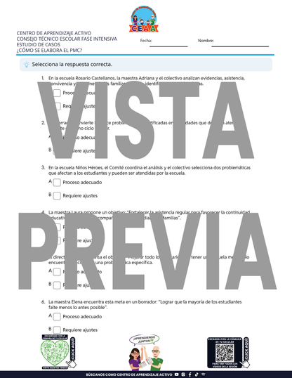 4 Juegos de Estudio para Imprimir para tu CTE Fase Intensiva Sesión 3 y 4 en PDF