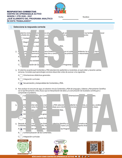 4 Juegos de Estudio para Imprimir CTE Sesión Septiembre 2026 en PDF