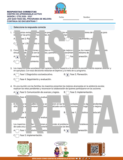4 Juegos de Estudio para Imprimir CTE Sesión Septiembre 2026 en PDF
