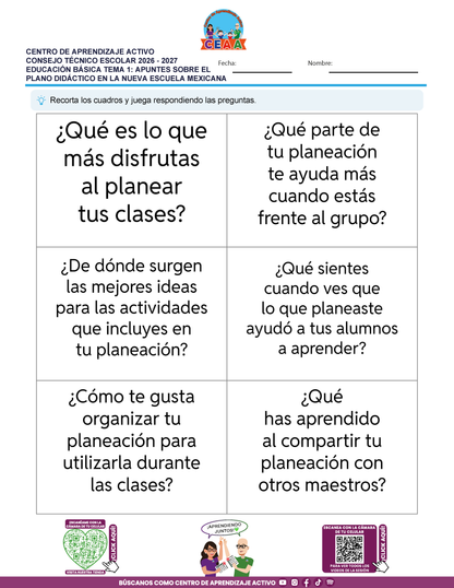 JUEGOS DE ESTUDIO PARA IMPRIMIR CTE EDUCACIÓN BÁSICA TEMA 1