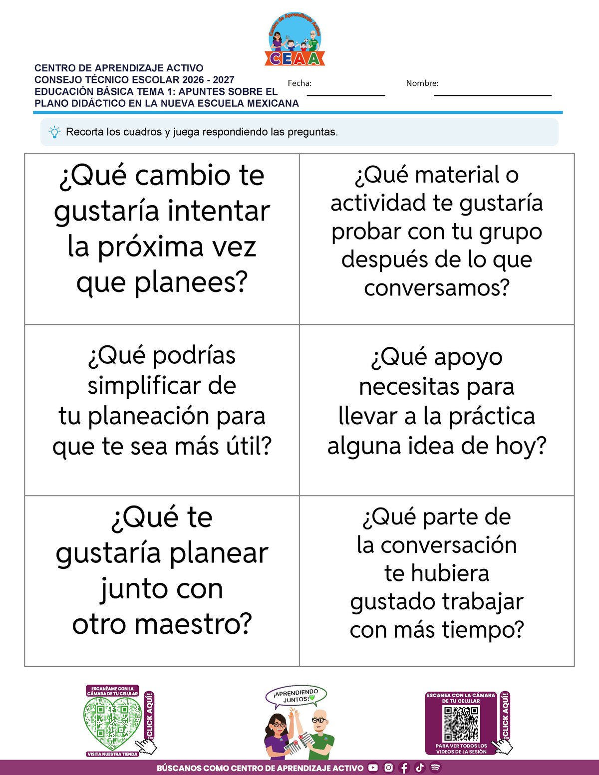 JUEGOS DE ESTUDIO PARA IMPRIMIR CTE EDUCACIÓN BÁSICA TEMA 1