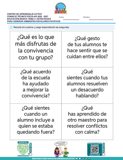 JUEGOS DE ESTUDIO PARA IMPRIMIR CTE EDUCACIÓN BÁSICA TEMA 2