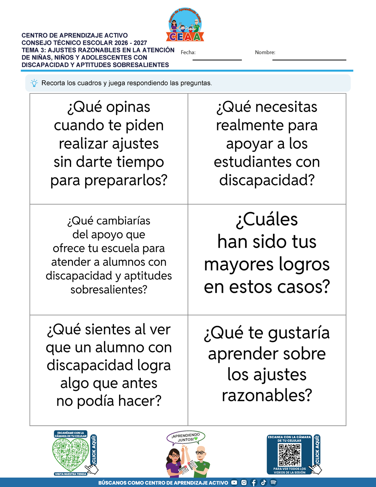 JUEGOS DE ESTUDIO PARA IMPRIMIR CTE EDUCACIÓN BÁSICA TEMA 3