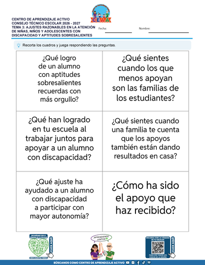 JUEGOS DE ESTUDIO PARA IMPRIMIR CTE EDUCACIÓN BÁSICA TEMA 3