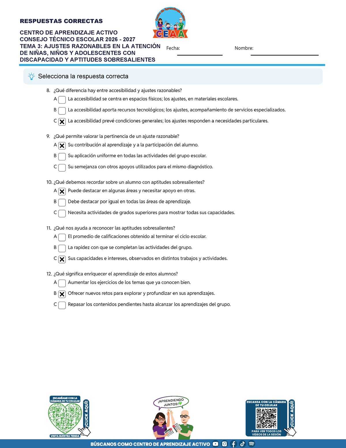 JUEGOS DE ESTUDIO PARA IMPRIMIR CTE EDUCACIÓN BÁSICA TEMA 3