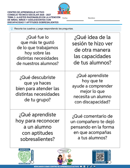 JUEGOS DE ESTUDIO PARA IMPRIMIR CTE EDUCACIÓN BÁSICA TEMA 3