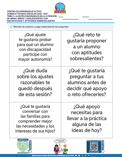 JUEGOS DE ESTUDIO PARA IMPRIMIR CTE EDUCACIÓN BÁSICA TEMA 3