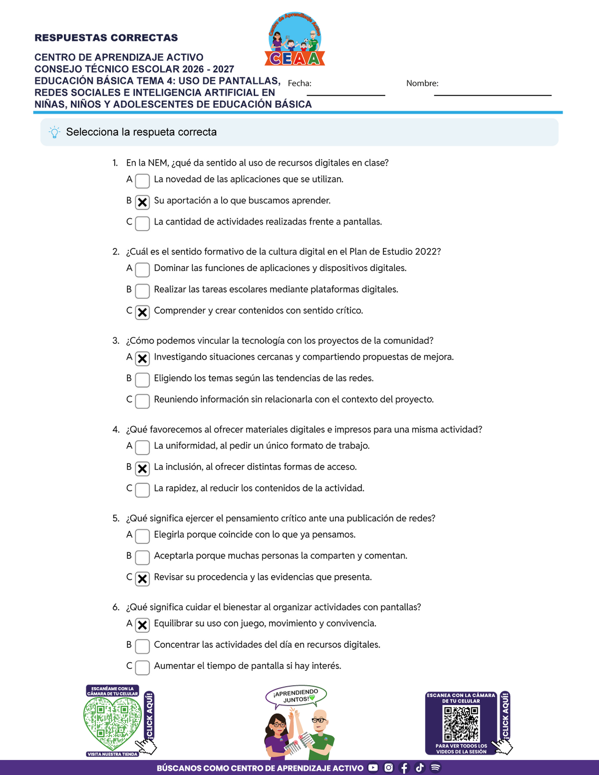 JUEGOS DE ESTUDIO PARA IMPRIMIR CTE EDUCACIÓN BÁSICA TEMA 4