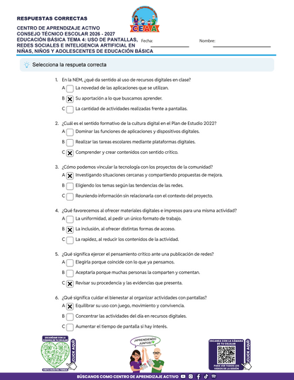 JUEGOS DE ESTUDIO PARA IMPRIMIR CTE EDUCACIÓN BÁSICA TEMA 4