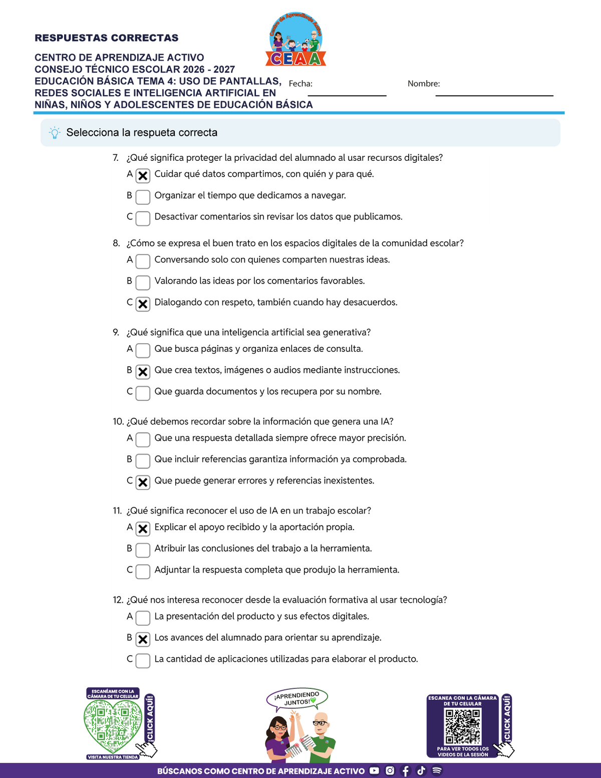 JUEGOS DE ESTUDIO PARA IMPRIMIR CTE EDUCACIÓN BÁSICA TEMA 4