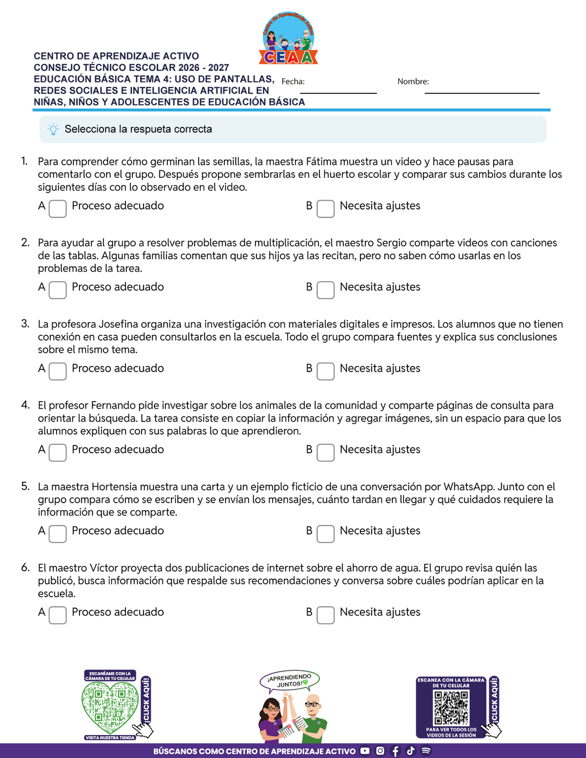 JUEGOS DE ESTUDIO PARA IMPRIMIR CTE EDUCACIÓN BÁSICA TEMA 4