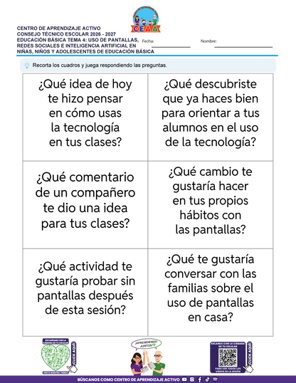 JUEGOS DE ESTUDIO PARA IMPRIMIR CTE EDUCACIÓN BÁSICA TEMA 4