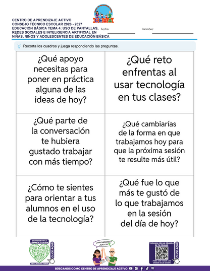 JUEGOS DE ESTUDIO PARA IMPRIMIR CTE EDUCACIÓN BÁSICA TEMA 4