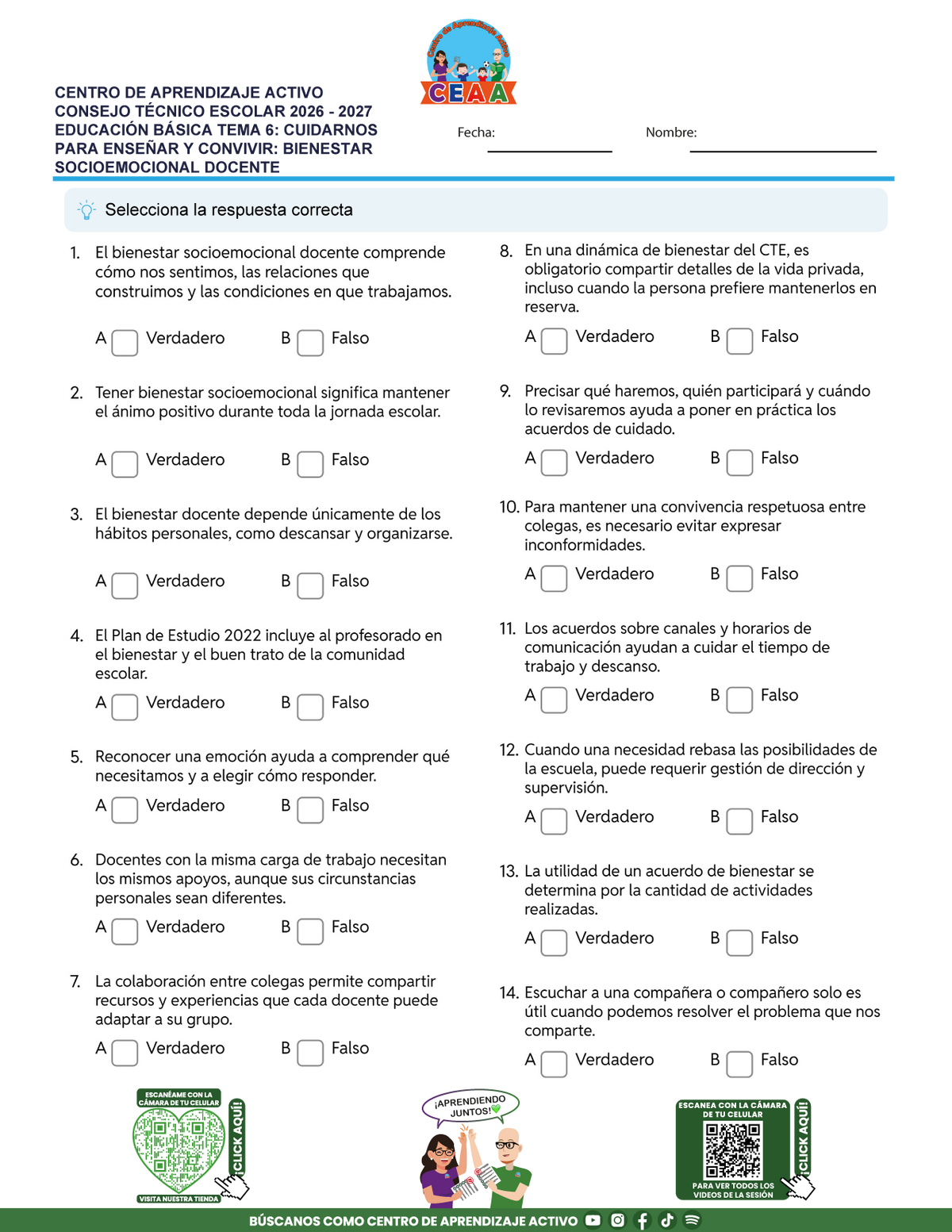 JUEGOS DE ESTUDIO PARA IMPRIMIR CTE EDUCACIÓN BÁSICA TEMA 6