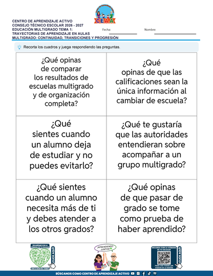 JUEGOS DE ESTUDIO PARA IMPRIMIR CTE EDUCACIÓN MULTIGRADO TEMA 1