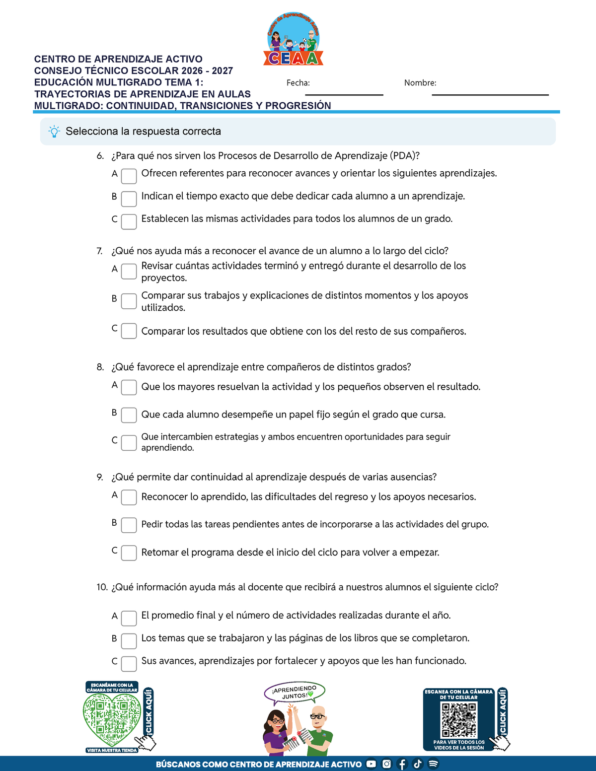 JUEGOS DE ESTUDIO PARA IMPRIMIR CTE EDUCACIÓN MULTIGRADO TEMA 1