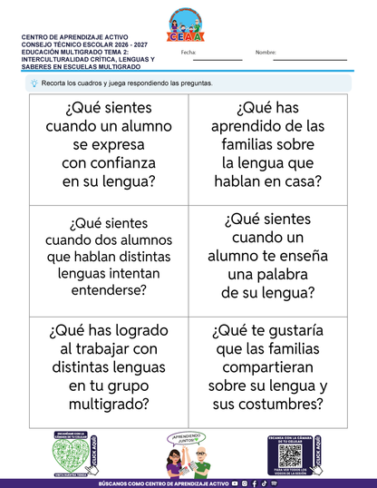 JUEGOS DE ESTUDIO PARA IMPRIMIR CTE EDUCACIÓN MULTIGRADO TEMA 2