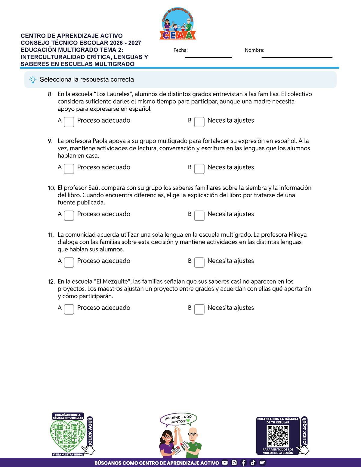 JUEGOS DE ESTUDIO PARA IMPRIMIR CTE EDUCACIÓN MULTIGRADO TEMA 2