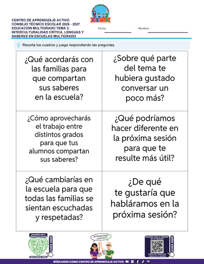 JUEGOS DE ESTUDIO PARA IMPRIMIR CTE EDUCACIÓN MULTIGRADO TEMA 2