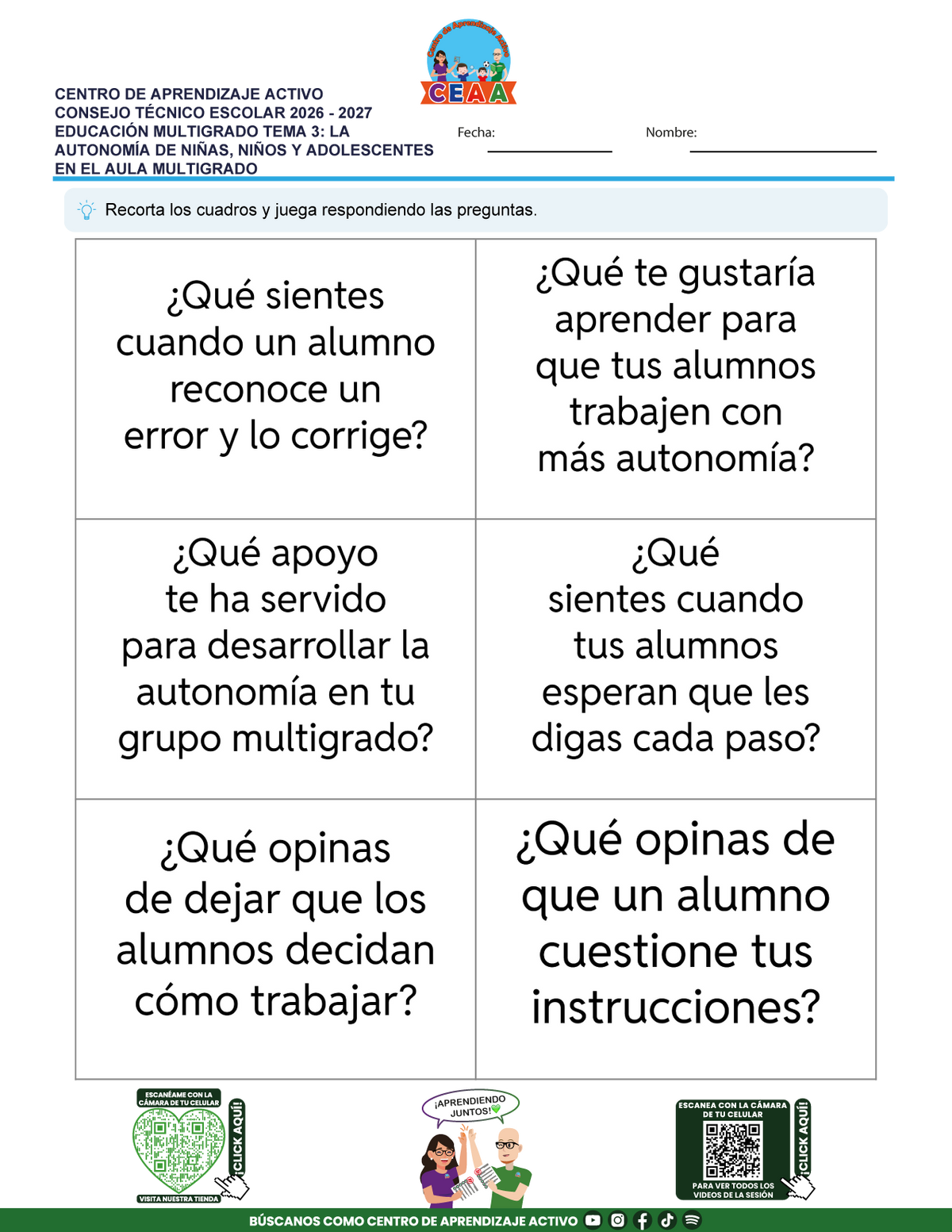 JUEGOS DE ESTUDIO PARA IMPRIMIR CTE EDUCACIÓN MULTIGRADO TEMA 3