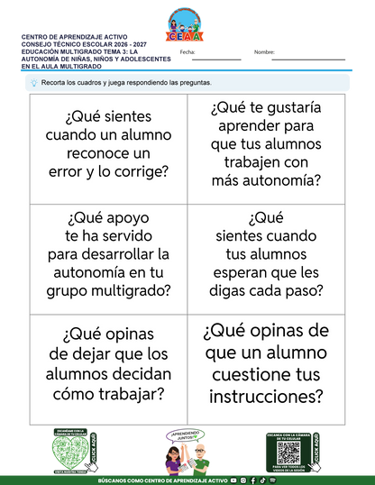 JUEGOS DE ESTUDIO PARA IMPRIMIR CTE EDUCACIÓN MULTIGRADO TEMA 3