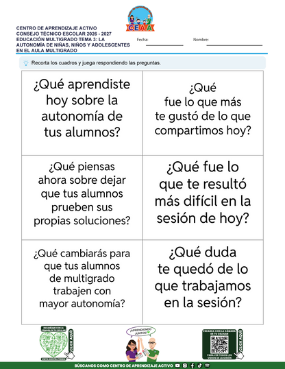 JUEGOS DE ESTUDIO PARA IMPRIMIR CTE EDUCACIÓN MULTIGRADO TEMA 3