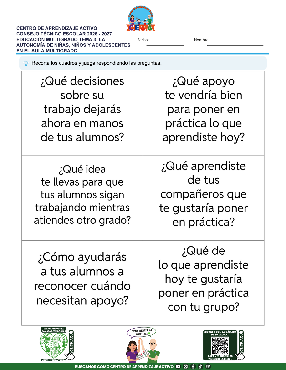 JUEGOS DE ESTUDIO PARA IMPRIMIR CTE EDUCACIÓN MULTIGRADO TEMA 3