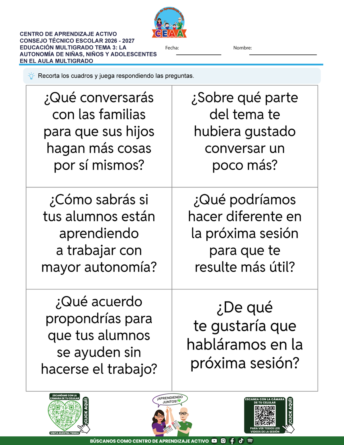 JUEGOS DE ESTUDIO PARA IMPRIMIR CTE EDUCACIÓN MULTIGRADO TEMA 3