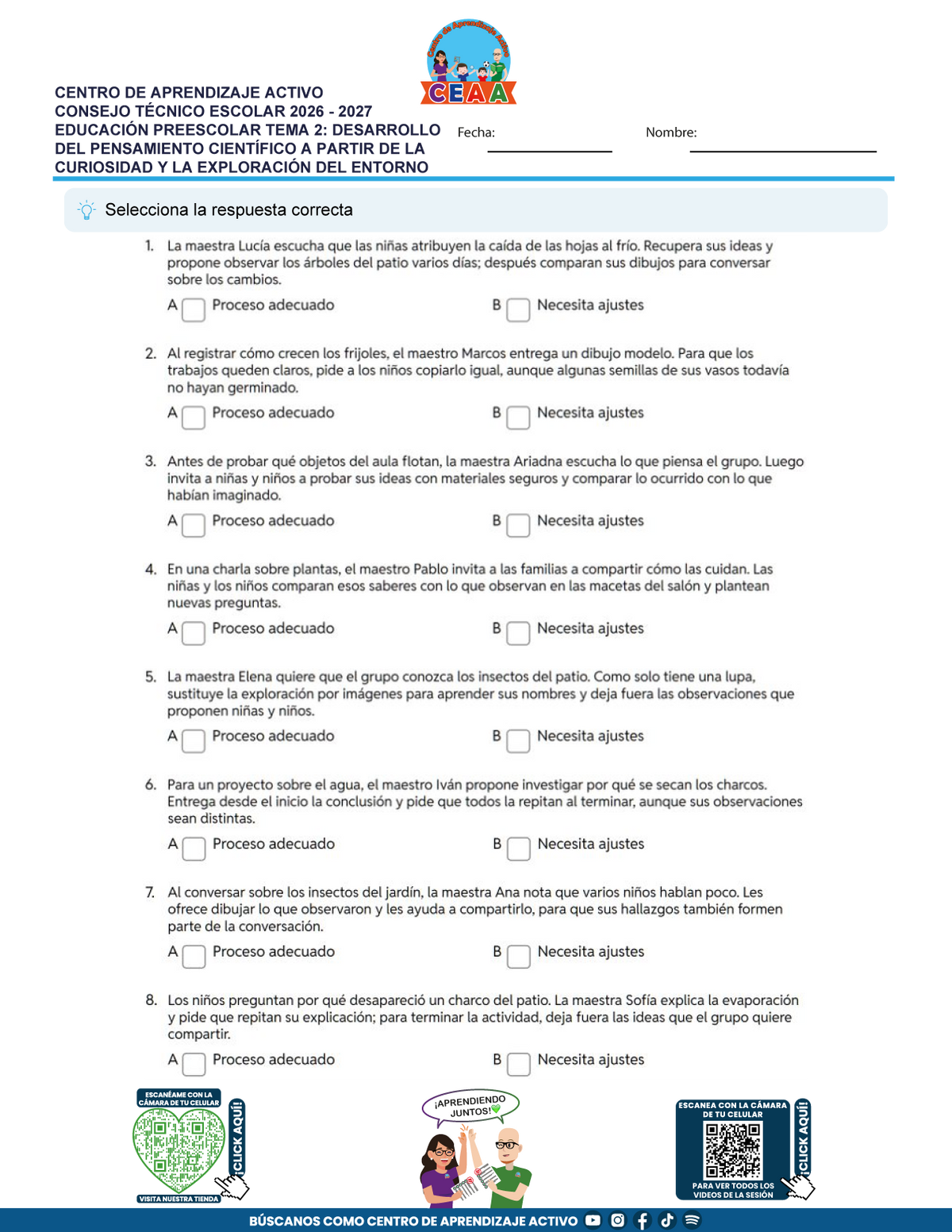 JUEGOS DE ESTUDIO PARA IMPRIMIR CTE EDUCACIÓN PREESCOLAR TEMA 2