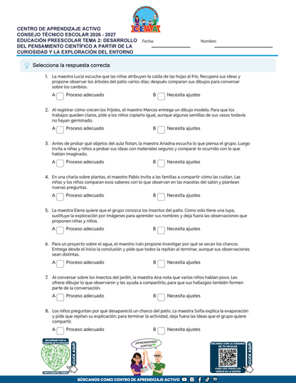 JUEGOS DE ESTUDIO PARA IMPRIMIR CTE EDUCACIÓN PREESCOLAR TEMA 2