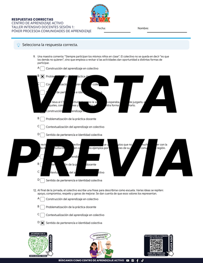 3 Juegos para Imprimir Taller Intensivo Sesión 1 Julio 2026 en PDF