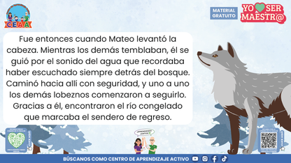 Historias para Maestros - LA MANADA DE LOBOS Y LA TORMENTA DE NIEVE en PDF