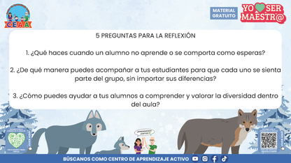 Historias para Maestros - LA MANADA DE LOBOS Y LA TORMENTA DE NIEVE en PDF