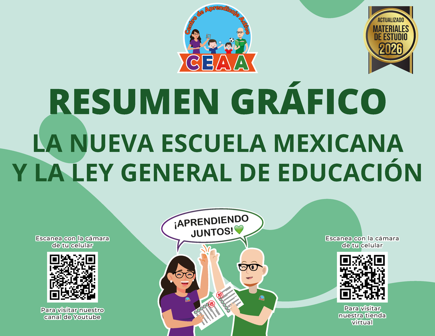 Resumen Gráfico La Nueva Escuela Mexicana y La Ley General de Educación