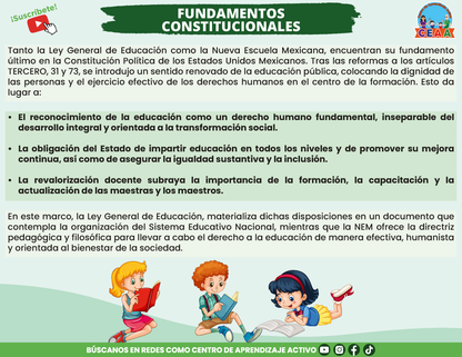 RESUMEN GRÁFICO - LA NUEVA ESCUELA MEXICANA Y LA LEY GENERAL DE EDUCACIÓN en PDF