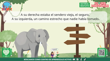Historias para Maestros Taller Intensivo Directores Enero 2026 - LA ELEFANTA Y EL SENDERO QUE NADIE HABÍA RECORRIDO en PDF