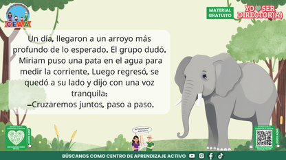 Historias para Maestros Taller Intensivo Directores Enero 2026 - LA ELEFANTA Y EL SENDERO QUE NADIE HABÍA RECORRIDO en PDF