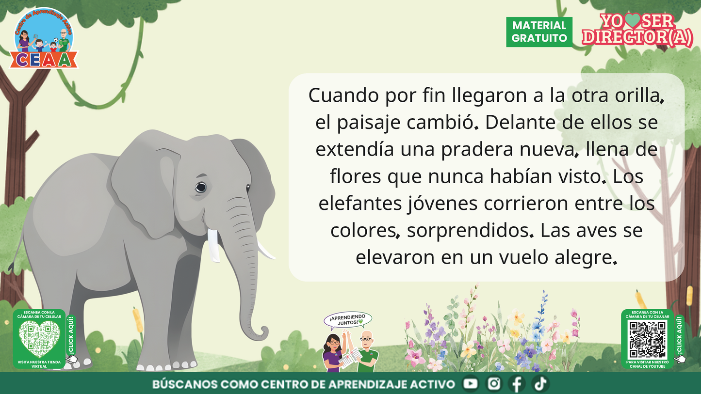 Historias para Maestros Taller Intensivo Directores Enero 2026 - LA ELEFANTA Y EL SENDERO QUE NADIE HABÍA RECORRIDO en PDF