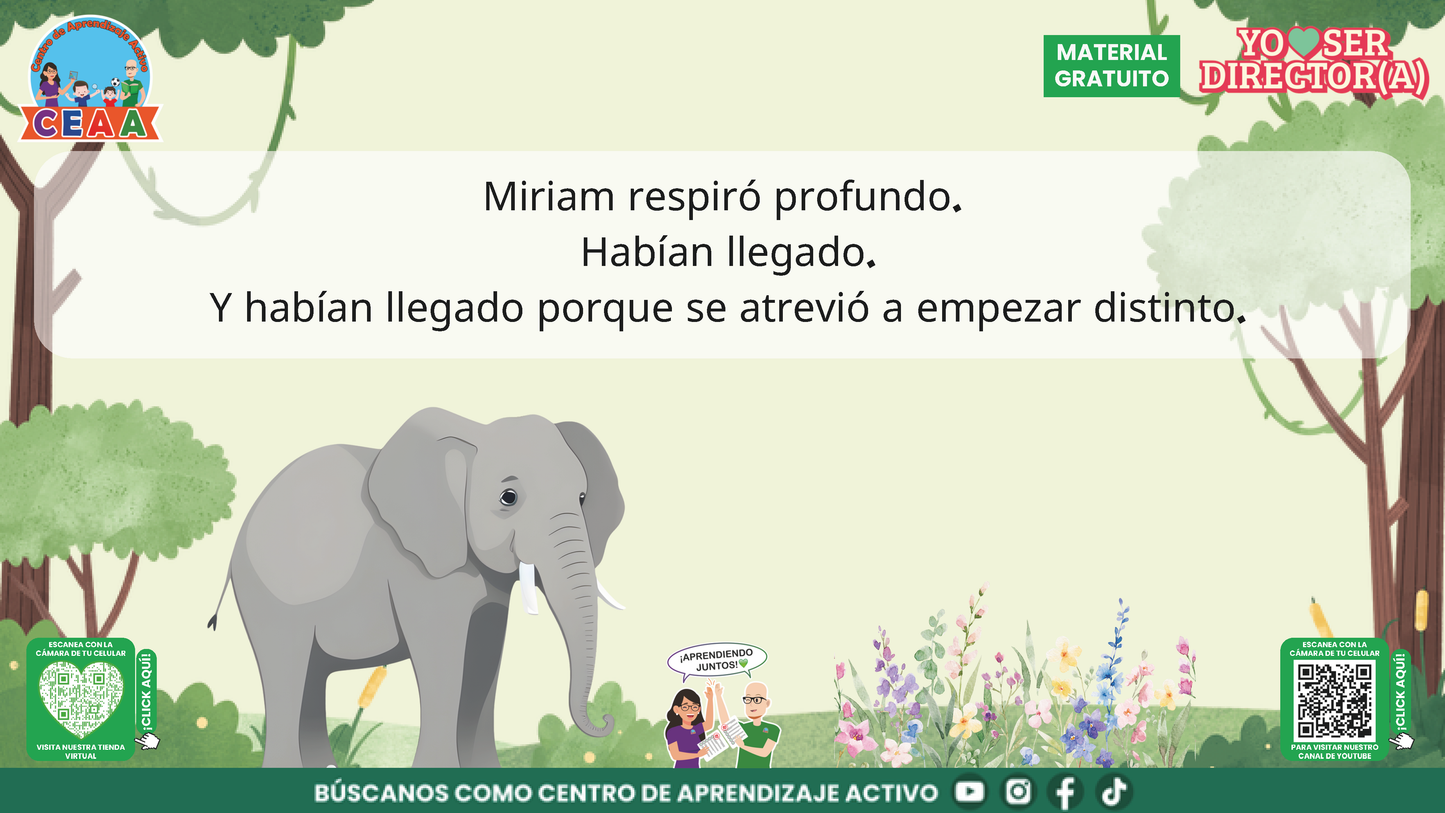 Historias para Maestros Taller Intensivo Directores Enero 2026 - LA ELEFANTA Y EL SENDERO QUE NADIE HABÍA RECORRIDO en PDF