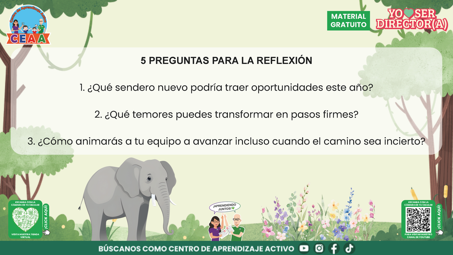 Historias para Maestros Taller Intensivo Directores Enero 2026 - LA ELEFANTA Y EL SENDERO QUE NADIE HABÍA RECORRIDO en PDF