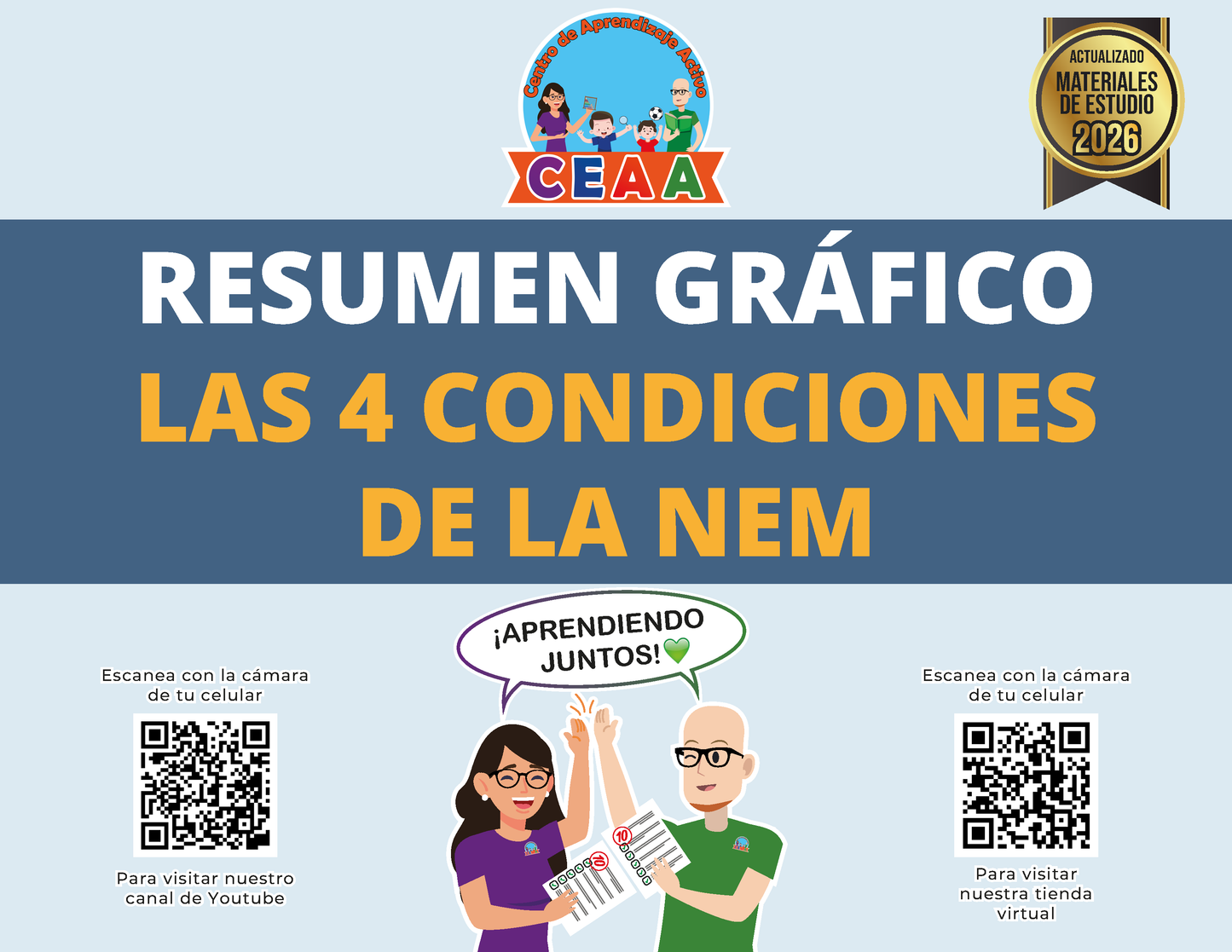 Resumen Gráfico - Las 4 Condiciones de la NEM