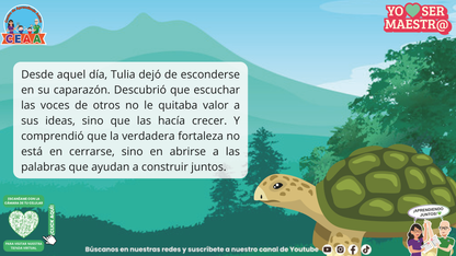 Historias para Maestros - La Tortuga que Aprendió a Escuchar (Editable en PowerPoint)