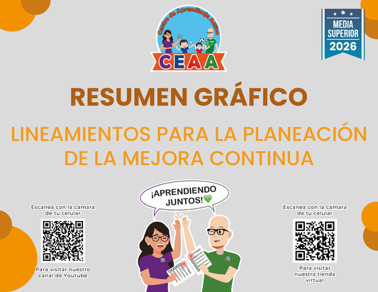 Resumen Gráfico: LINEAMIENTOS PARA LA PLANEACIÓN DE LA MEJORA CONTINUA - Media Superior