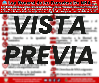 Infografía Los 20 Derechos de NNA