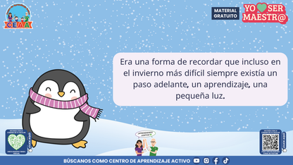 Historias para Maestros Taller Intensivo Maestros Enero 2026 - LOS PINGÜINOS Y EL CUADERNO DEL HIELO NUEVO en PDF