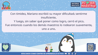 Historias para Maestros Taller Intensivo Maestros Enero 2026 - LOS PINGÜINOS Y EL CUADERNO DEL HIELO NUEVO en PDF
